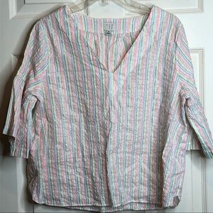 A New Day  Striped Top XL PLUS SIZE